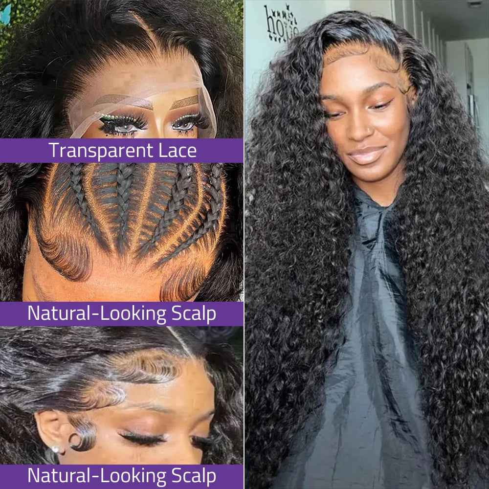 Halo Beauty Deep Wave HD Lace Frontal Wig