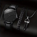 Executive Black Timepiece Set