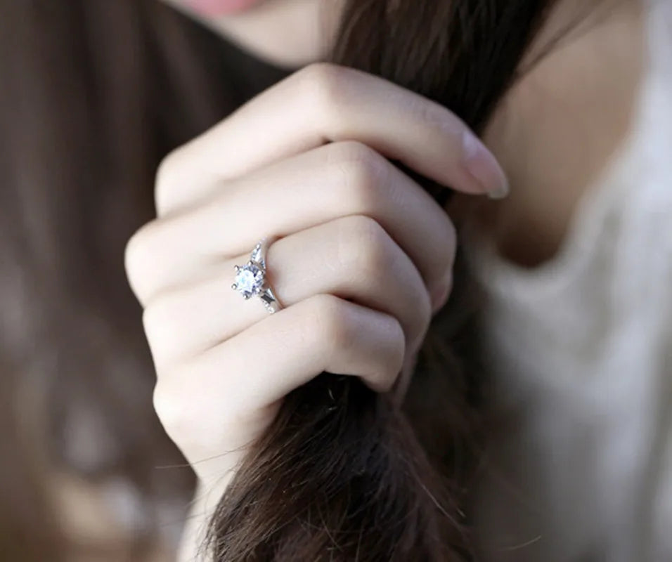 Halo Heart Signature Ring
