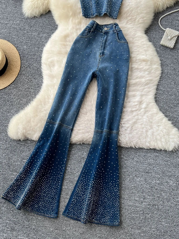 Halo Denim Luxe Set