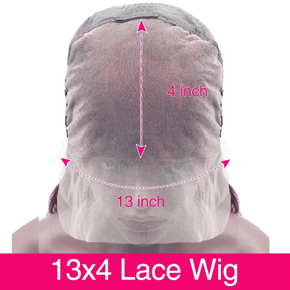 Halo Beauty 13x6 HD Lace Frontal 220 Density 99J Body Wave Wig