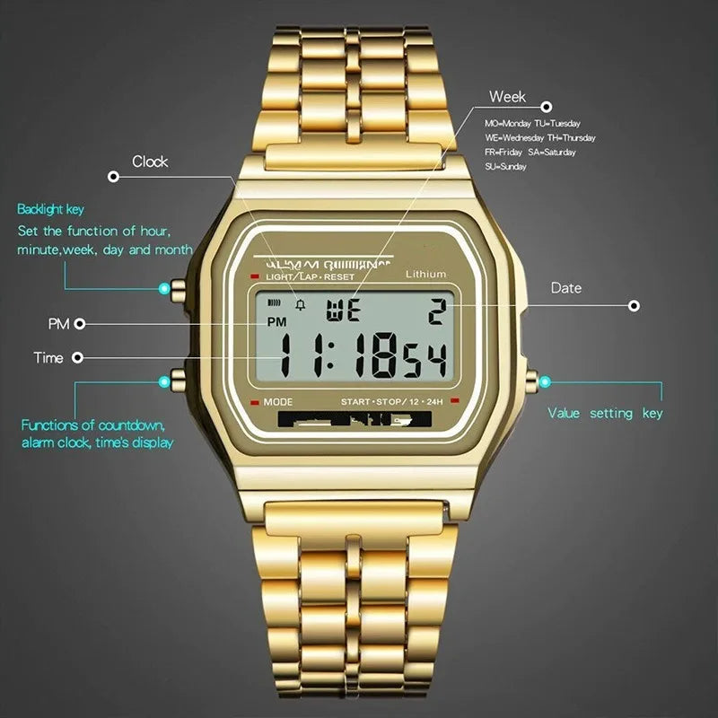 Halo Heart Classic Digital Watch