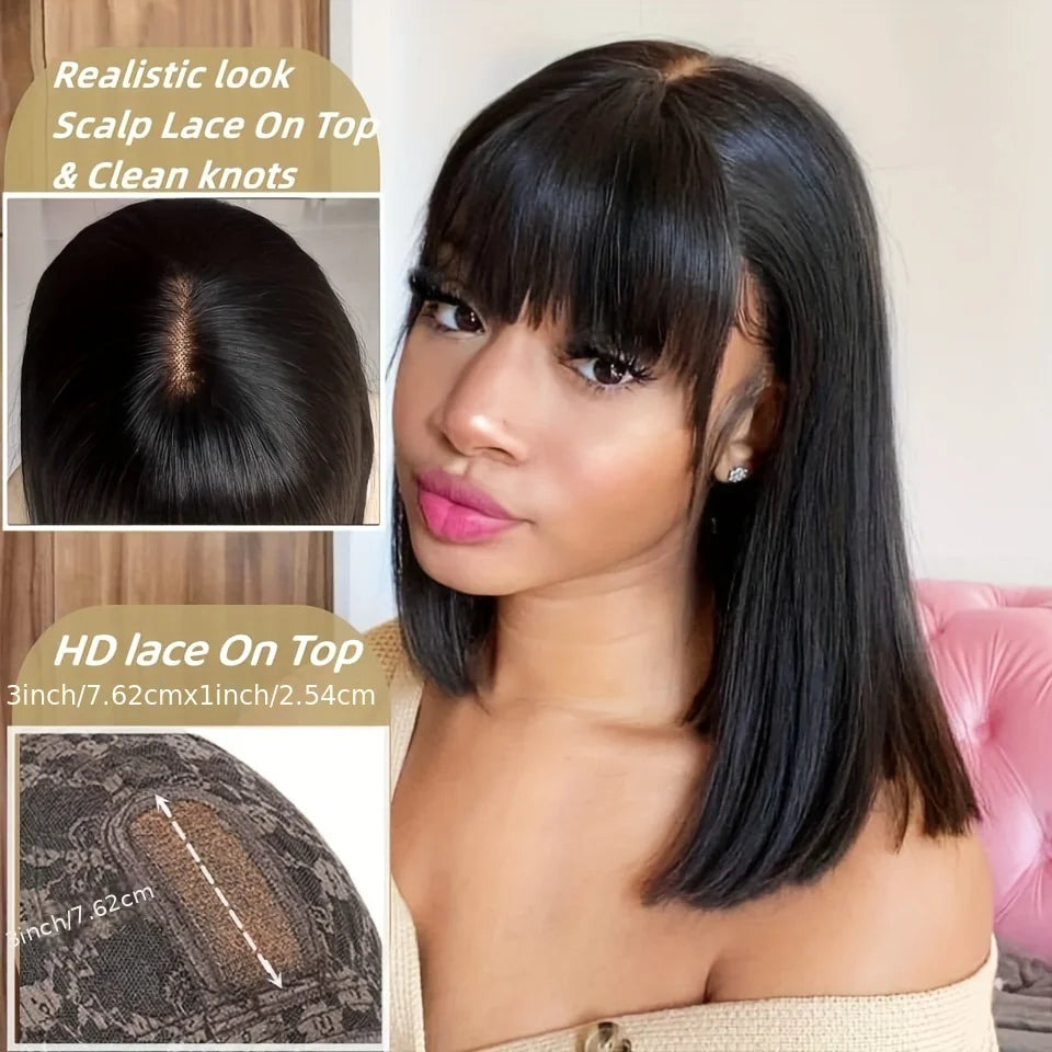 Halo Silk Bang Wig