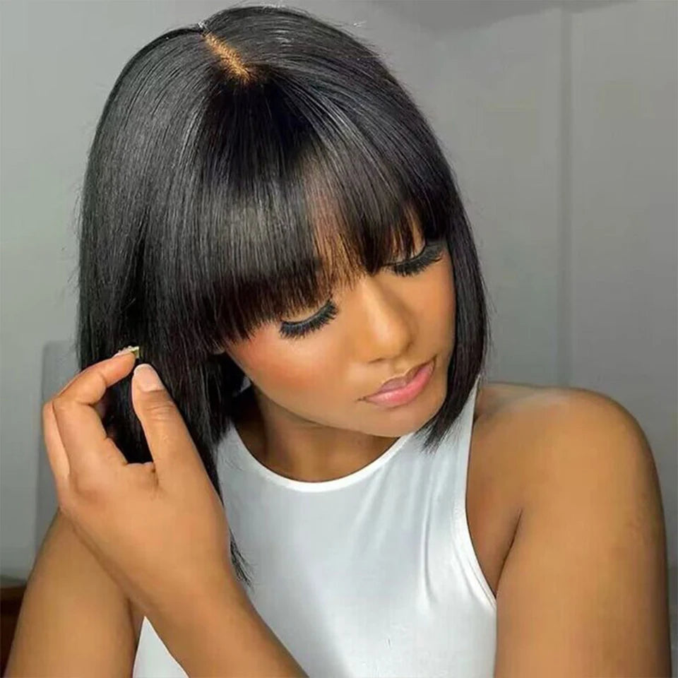 Halo Silk Bang Wig