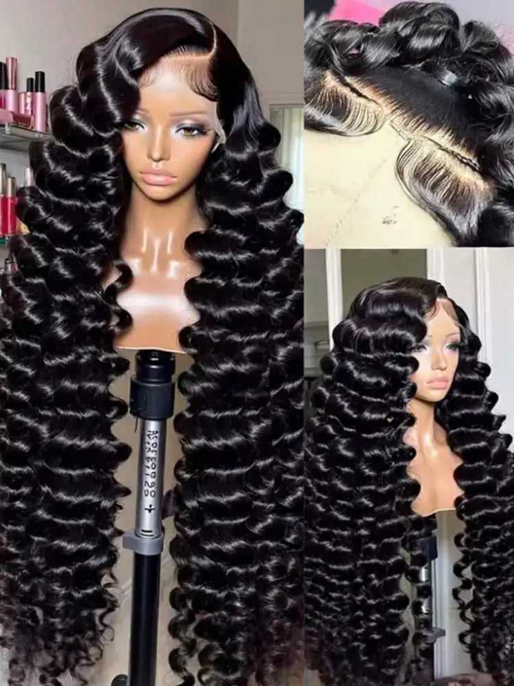Halo Luxe Loose Deep Wave Wig
