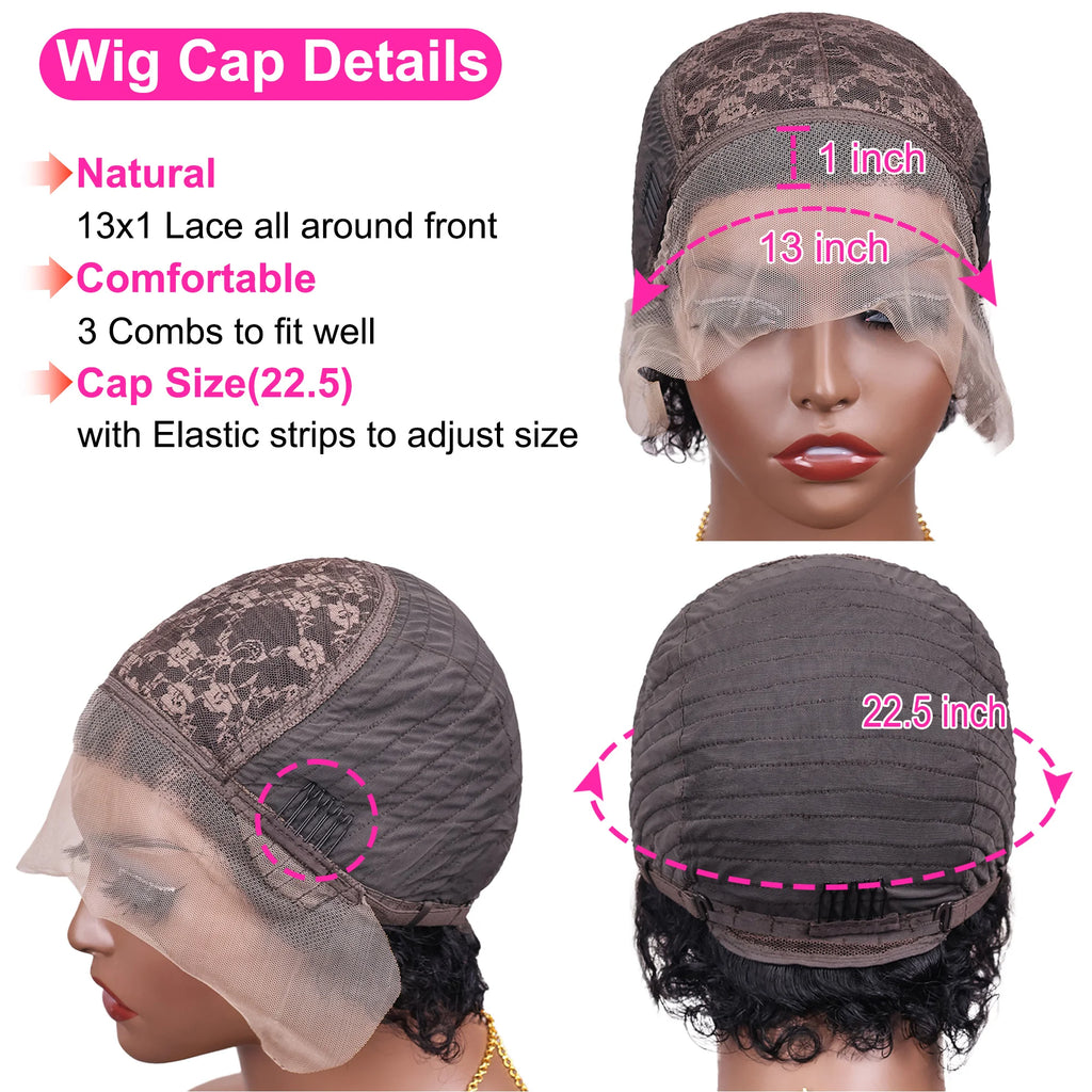 Halo Boss Babe Pixie Wig