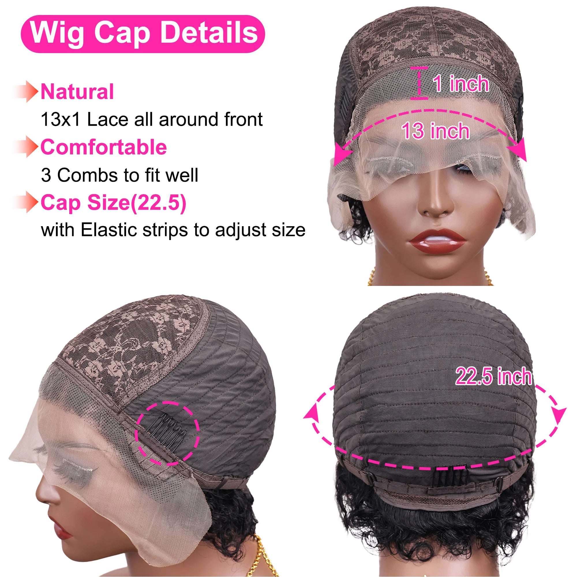 Halo Boss Babe Pixie Wig