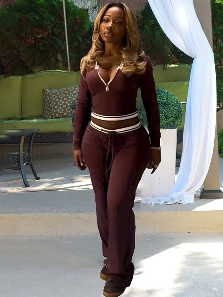 Halo Stripe Lounge Set