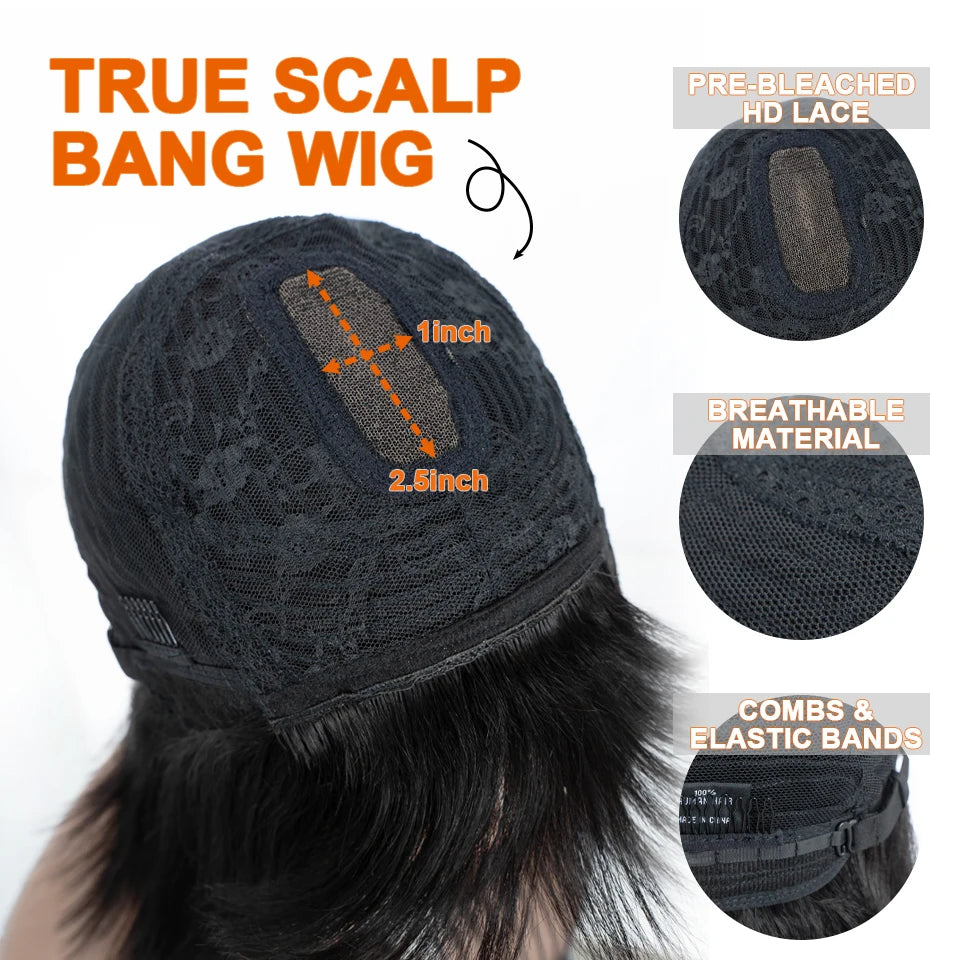 Halo Silk Bang Wig