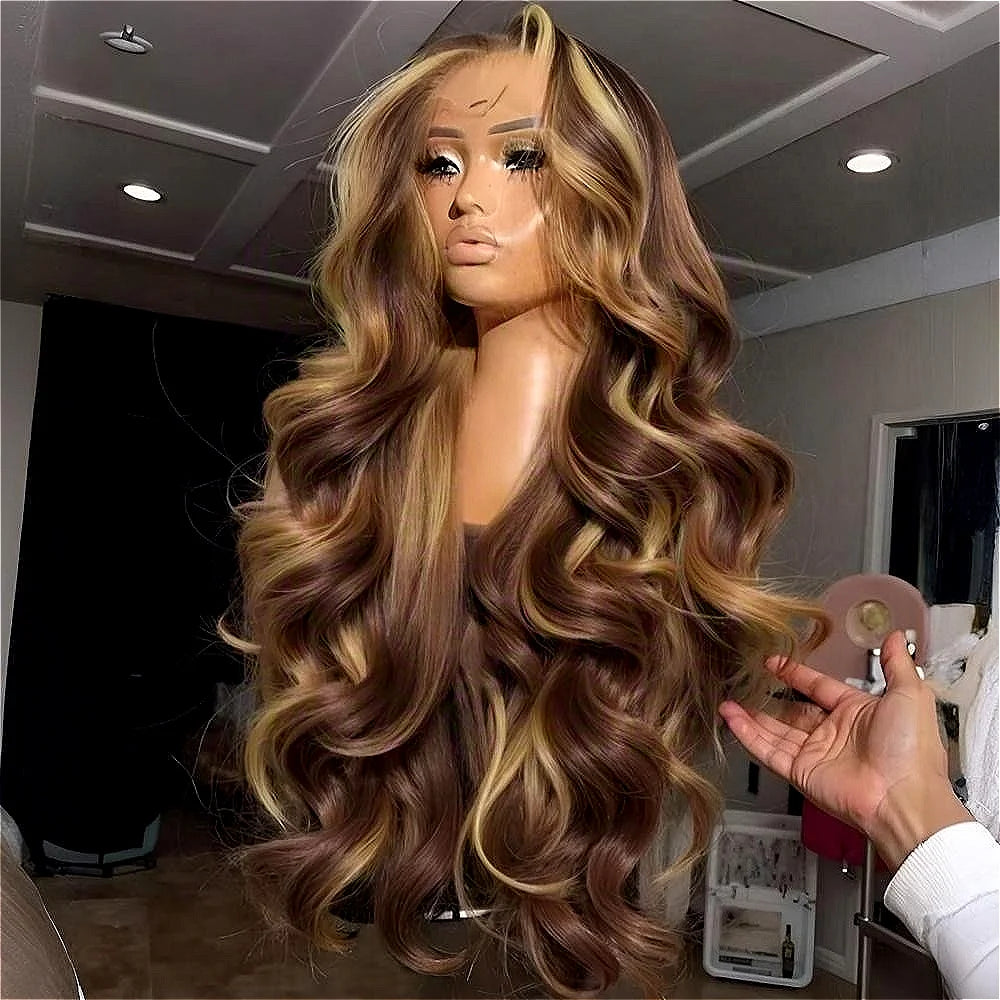 Halo Honey Blonde Luxe Wig – Glueless HD Lace Human Hair Wig