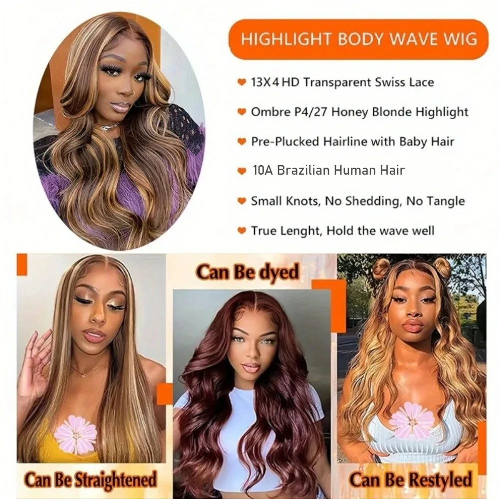 Halo Honey Blonde Luxe Wig – Glueless HD Lace Human Hair Wig