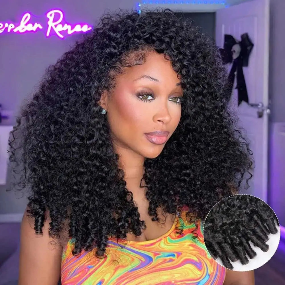 Halo Burmese Goddess Wig – 250% Density Human Hair Wig
