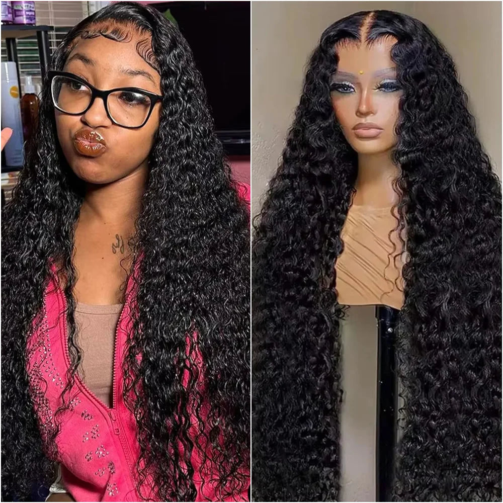 Halo Beauty Deep Wave HD Lace Frontal Wig