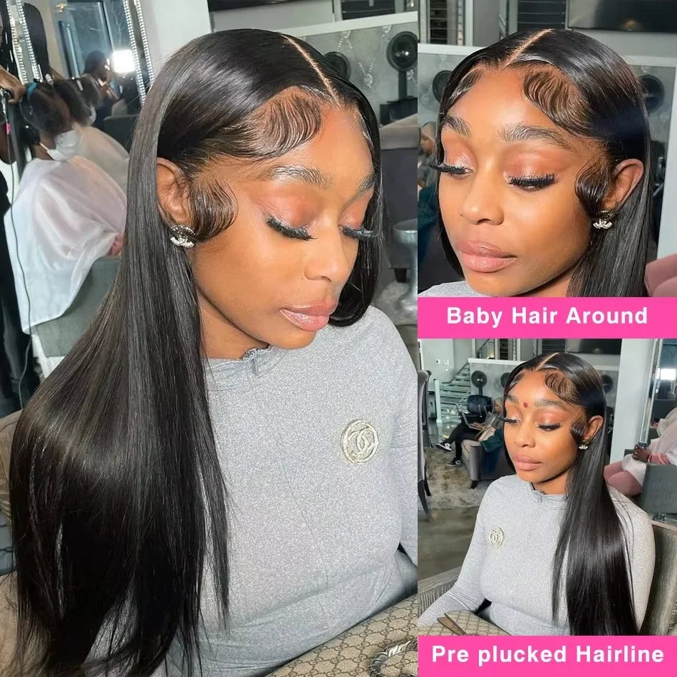Halo Beauty 40” Bone Straight HD Lace Wig