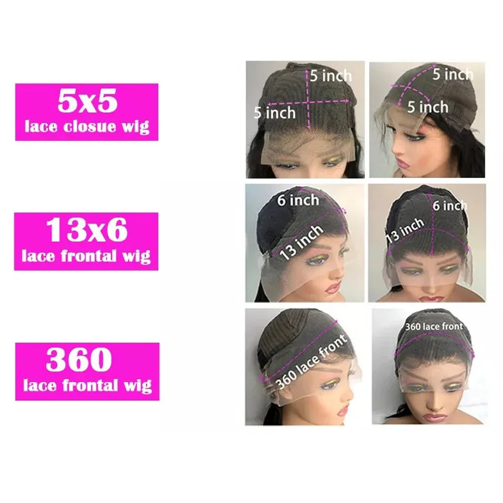 Halo Beauty Deep Wave HD Lace Frontal Wig