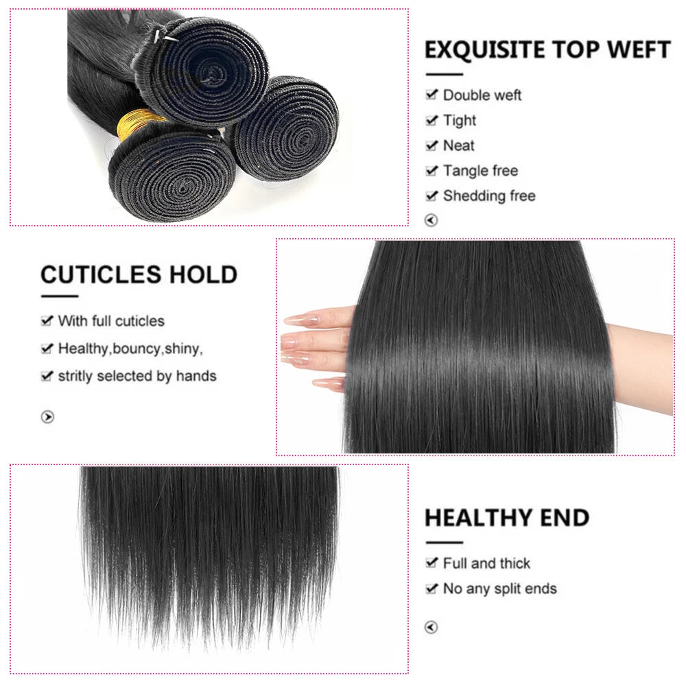 Halo Beauty Luxury Straight Bundles