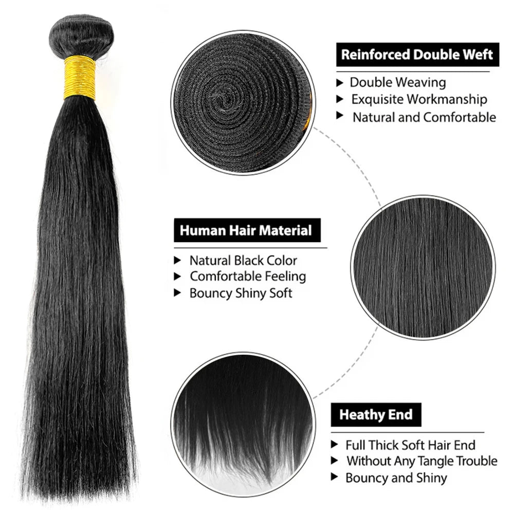 Halo Beauty Luxury Straight Bundles