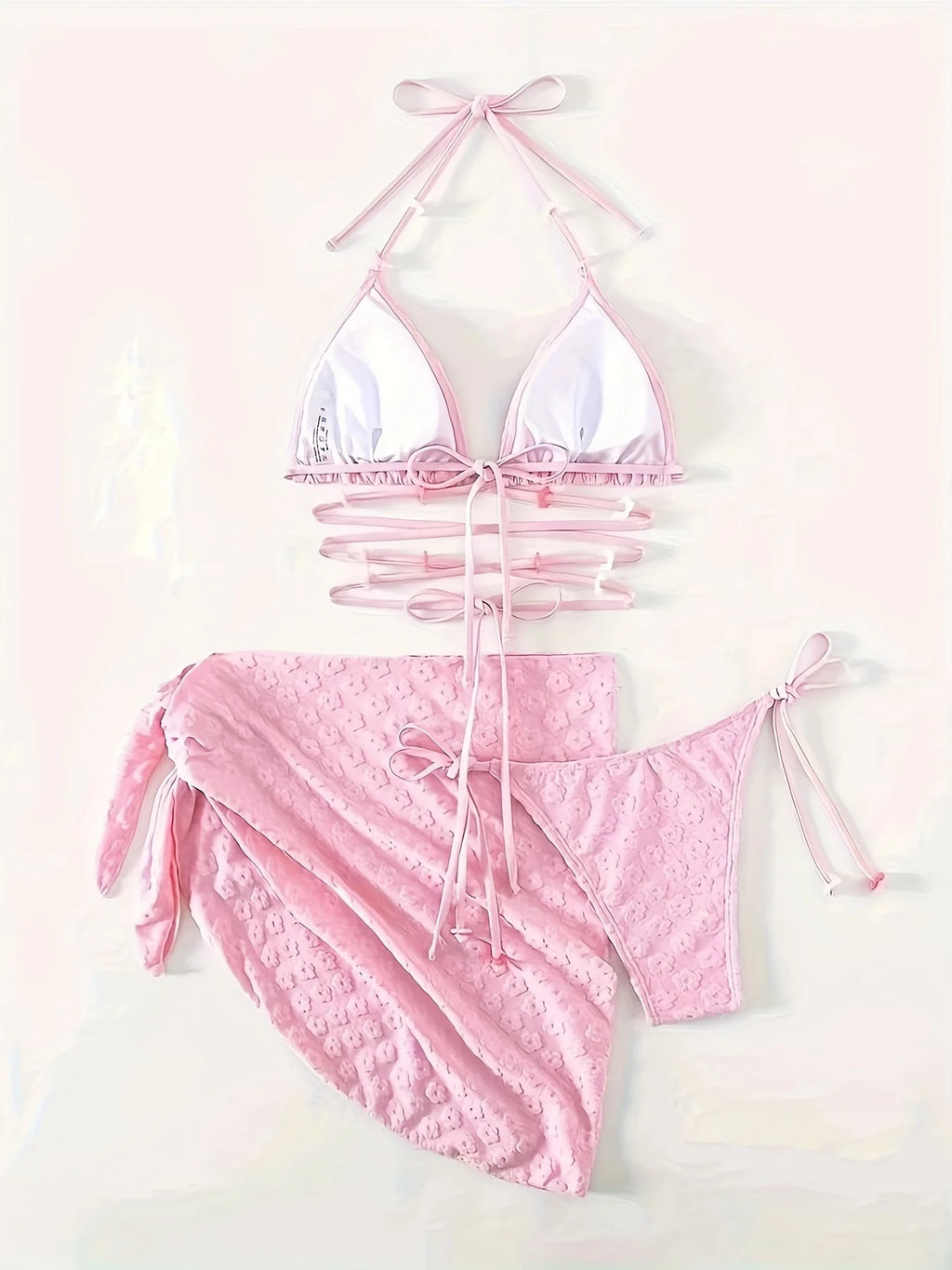Halo Heart™ Poolside Princess 3-Piece Bikini Set