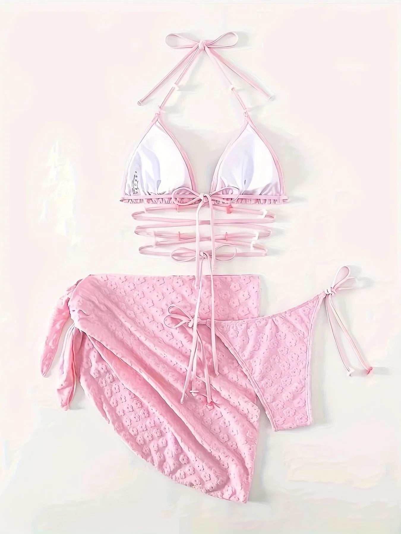 Halo Heart™ Poolside Princess 3-Piece Bikini Set
