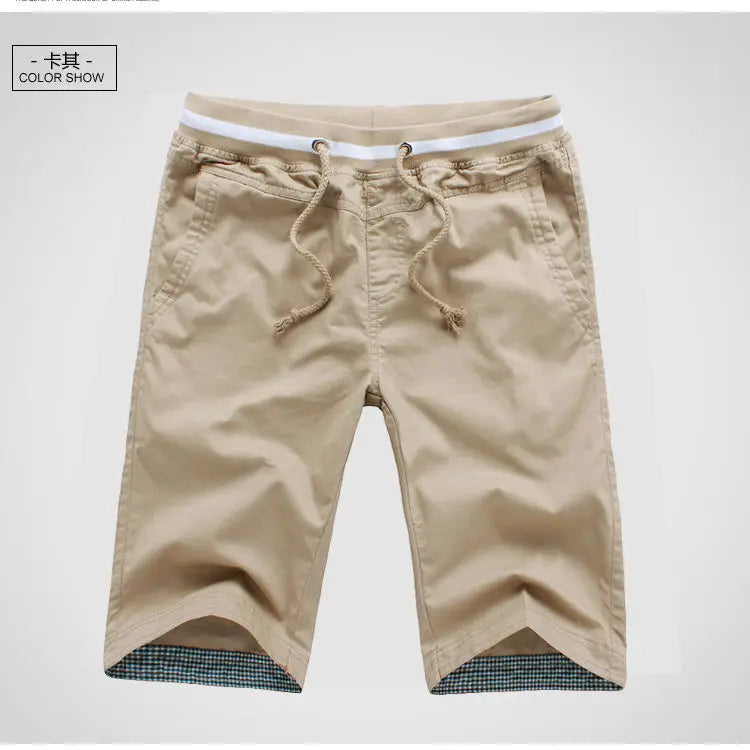 Shorts Men 2026 Summer Fashion Mens Shorts Casual Cotton Bermuda Masculina Chino Beach Shorts Joggers Knee Length Shorts