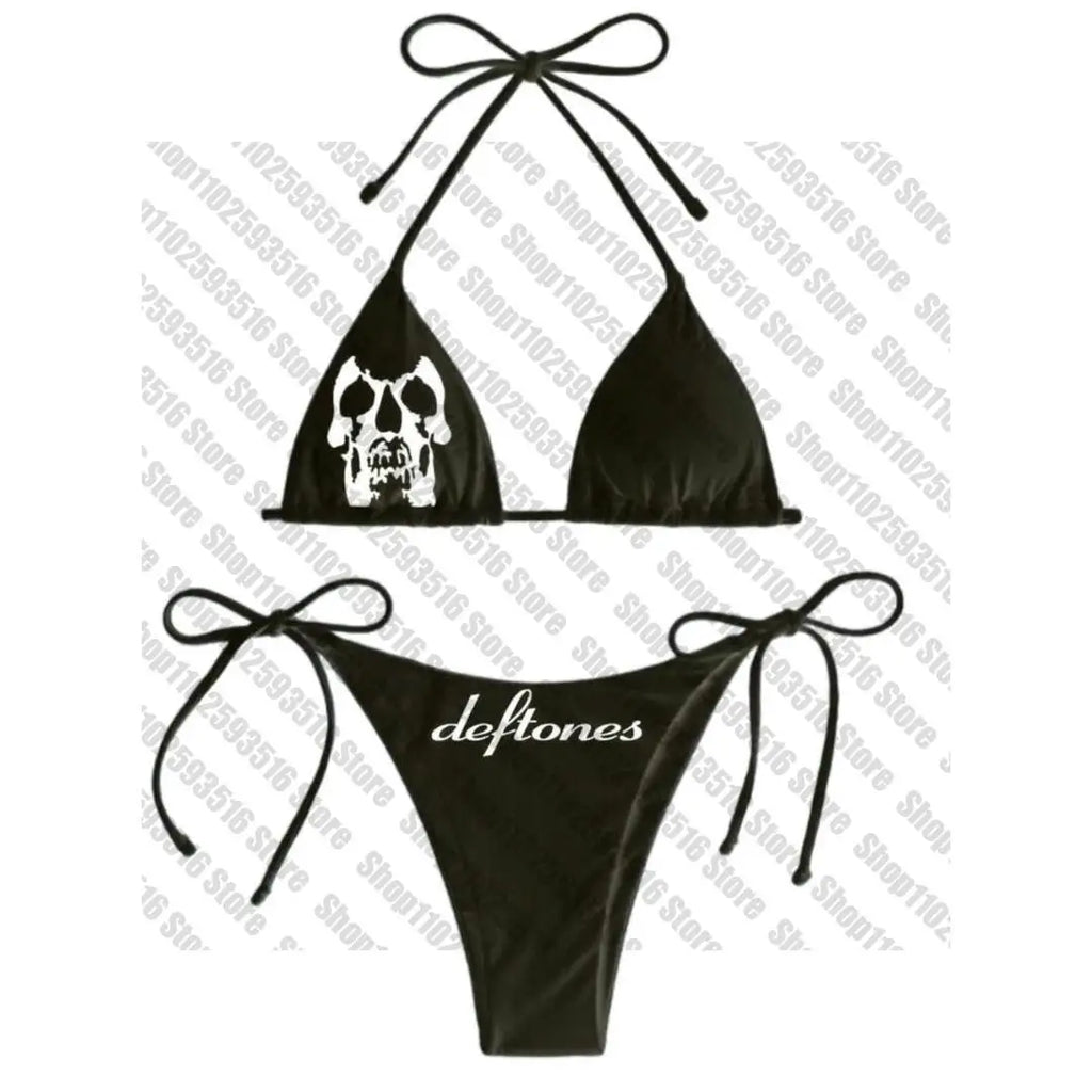 Halo Noir Bikini Set