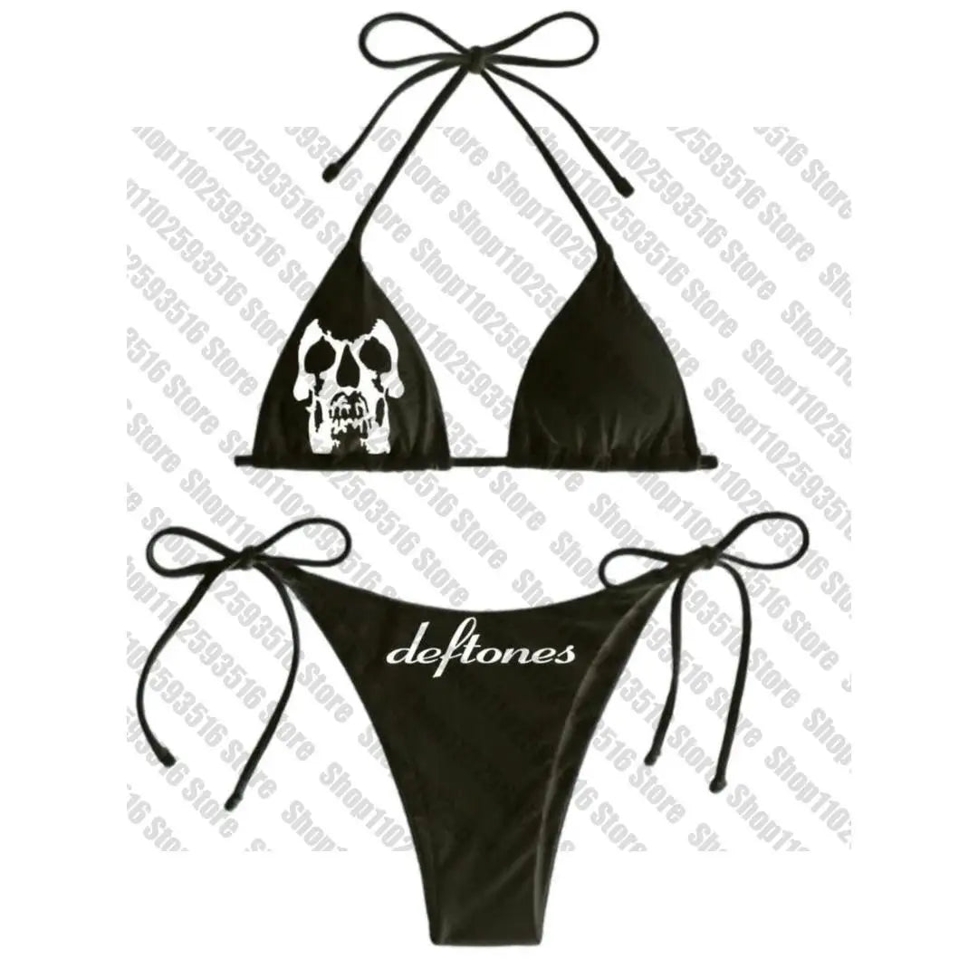 Halo Noir Bikini Set