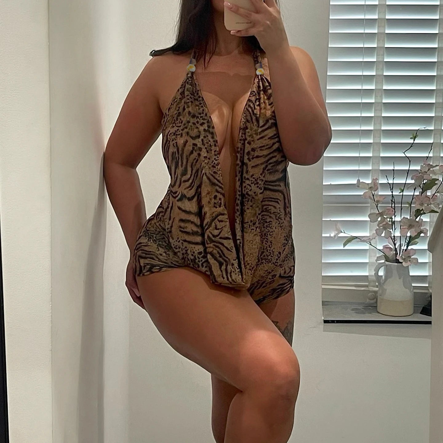 Miami Nights Safari Romper