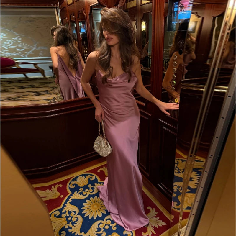 Ivory Escape Satin Gown