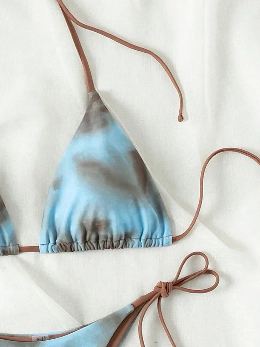 Island Glow Tie-Dye Bikini Set