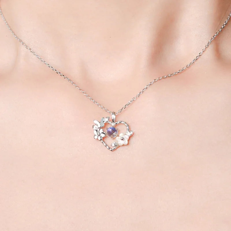 Moonlit Butterfly Necklace