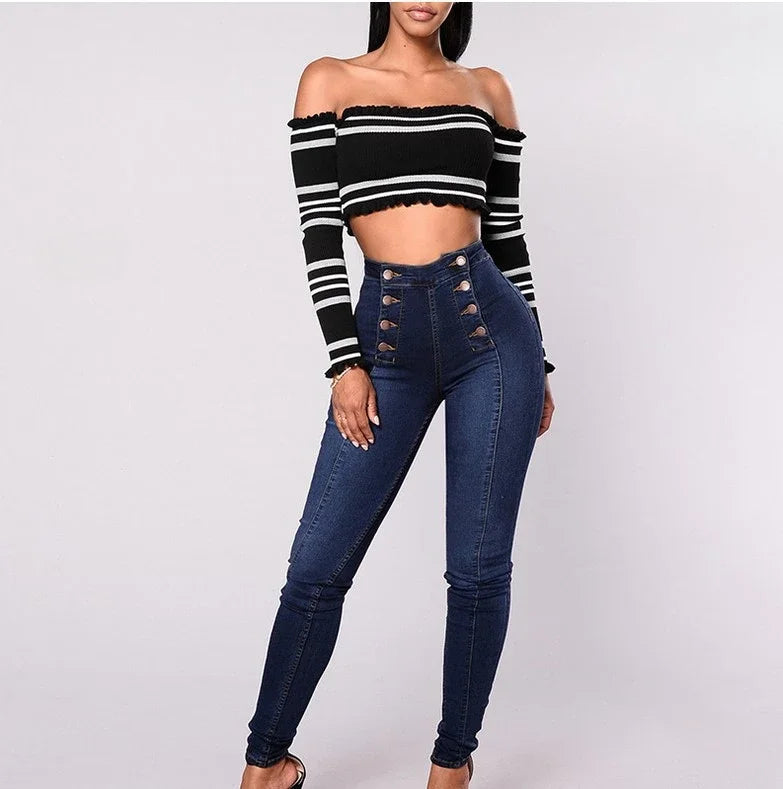 Bombshell Lace-Up Jeans