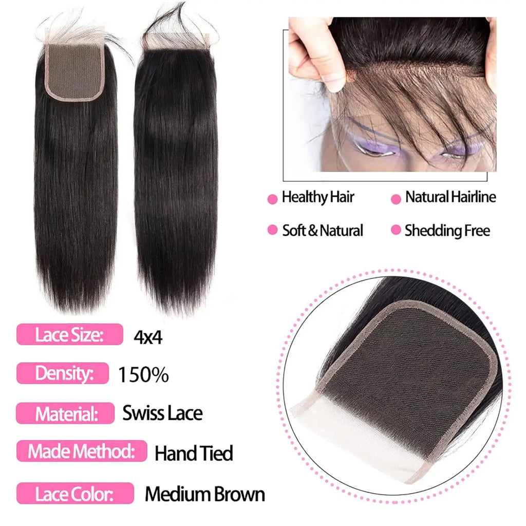 Halo Beauty Luxury Straight Bundle Deal