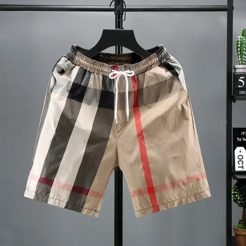 European Fashion Shorts Men's Trendy Summer Pentagram Shorts Youth Student Casual Quick Dry Loose Shorts