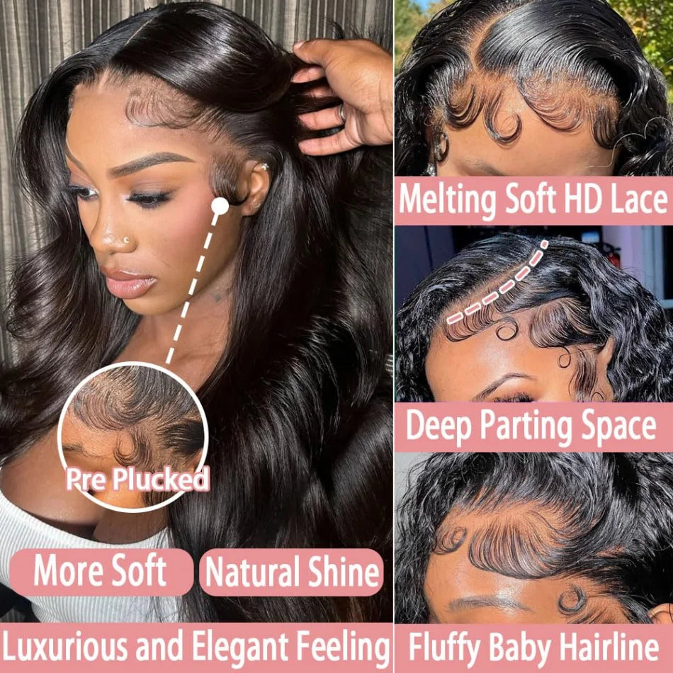 Black Velvet Body Wave Wig