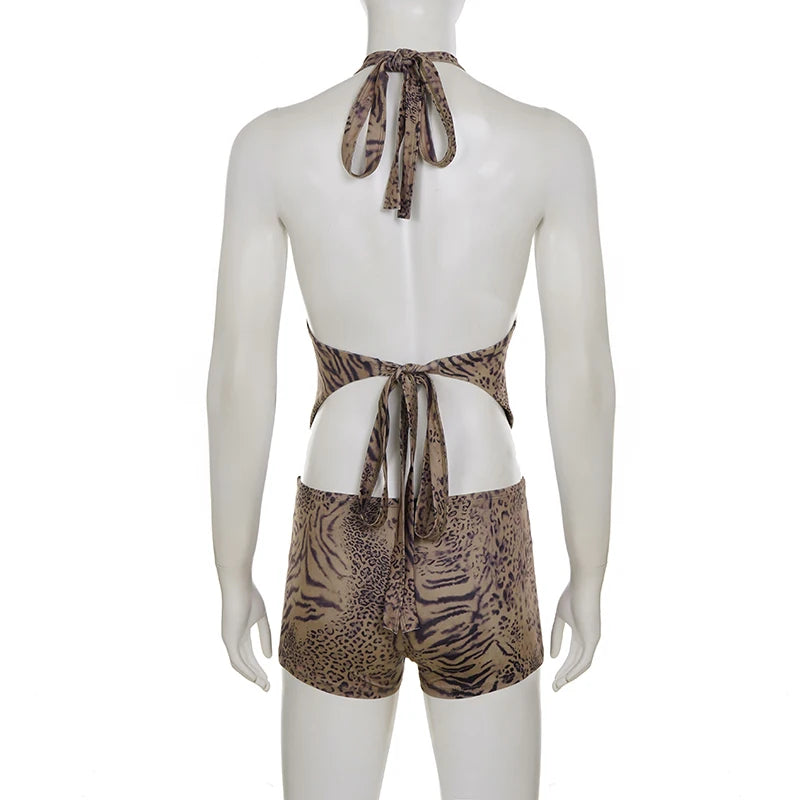 Miami Nights Safari Romper