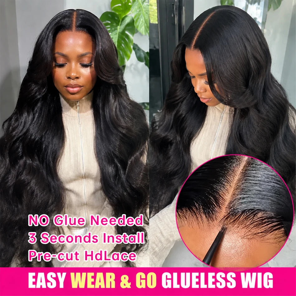 Black Velvet Body Wave Wig
