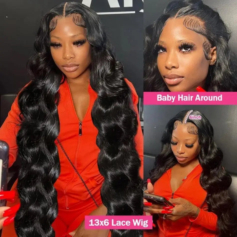 Black Velvet Body Wave Wig