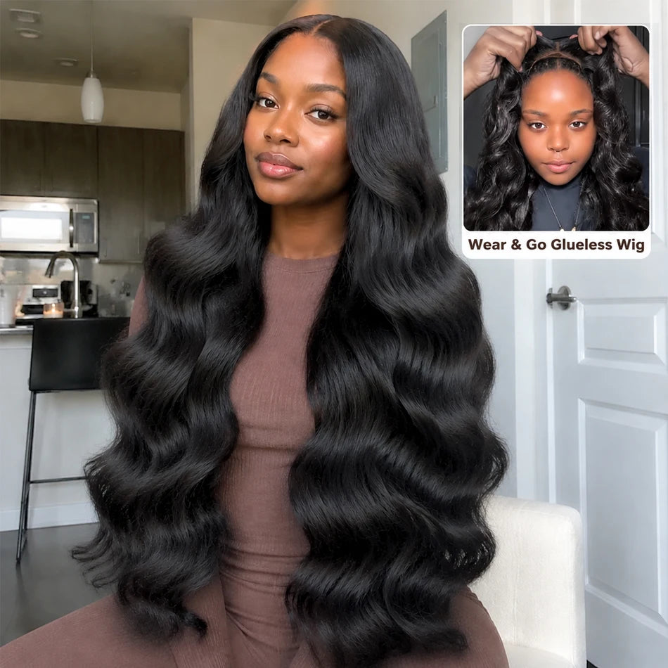 Black Velvet Body Wave Wig