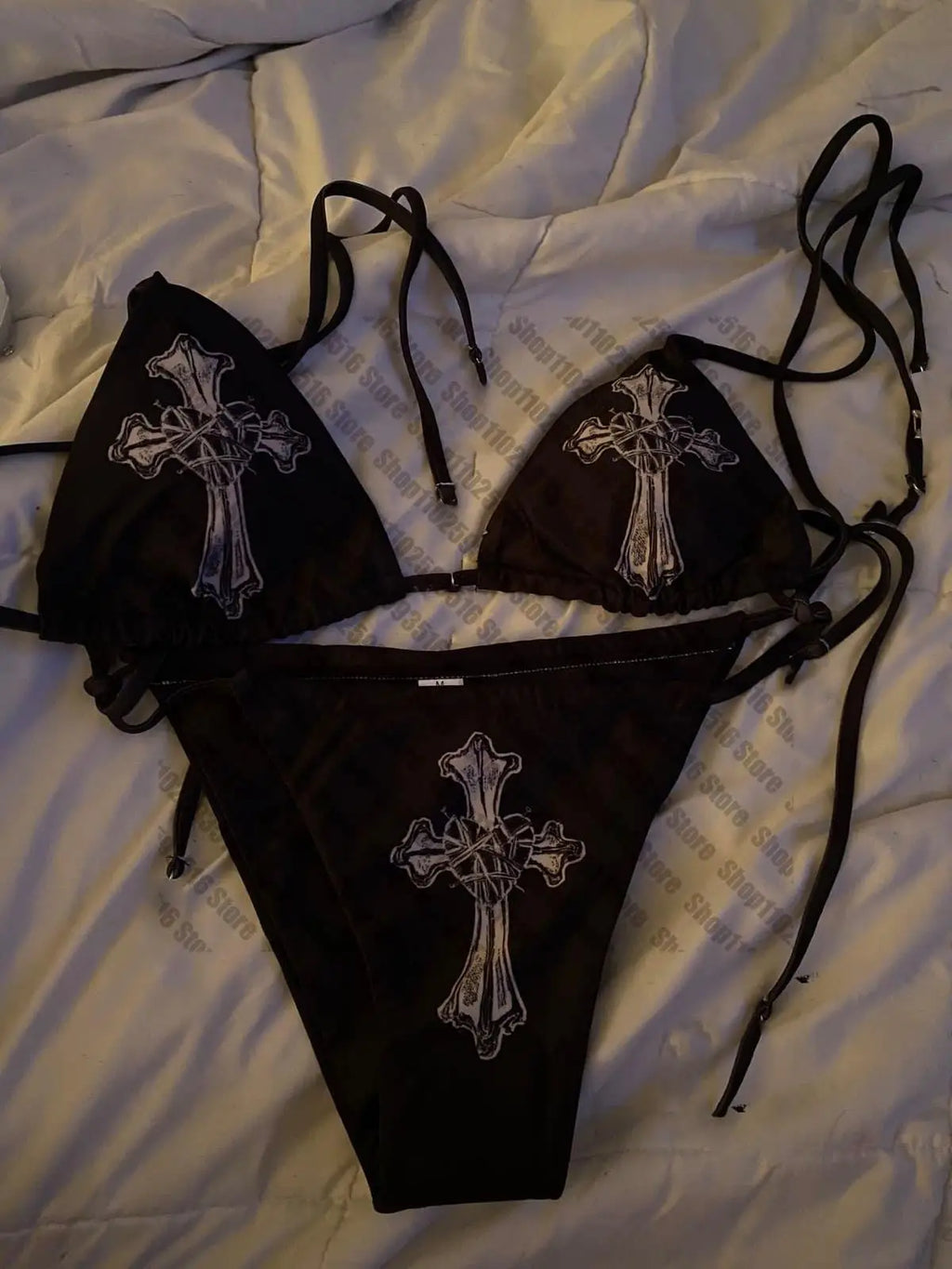 Halo Noir Bikini Set