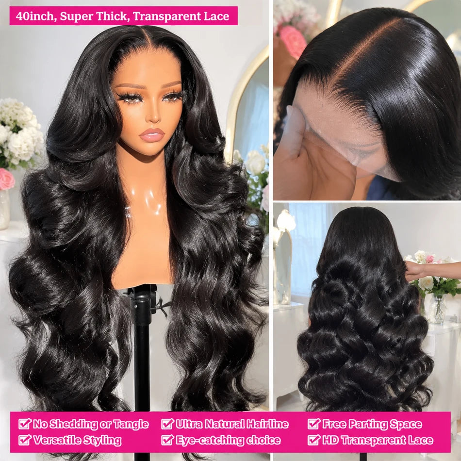 Black Velvet Body Wave Wig