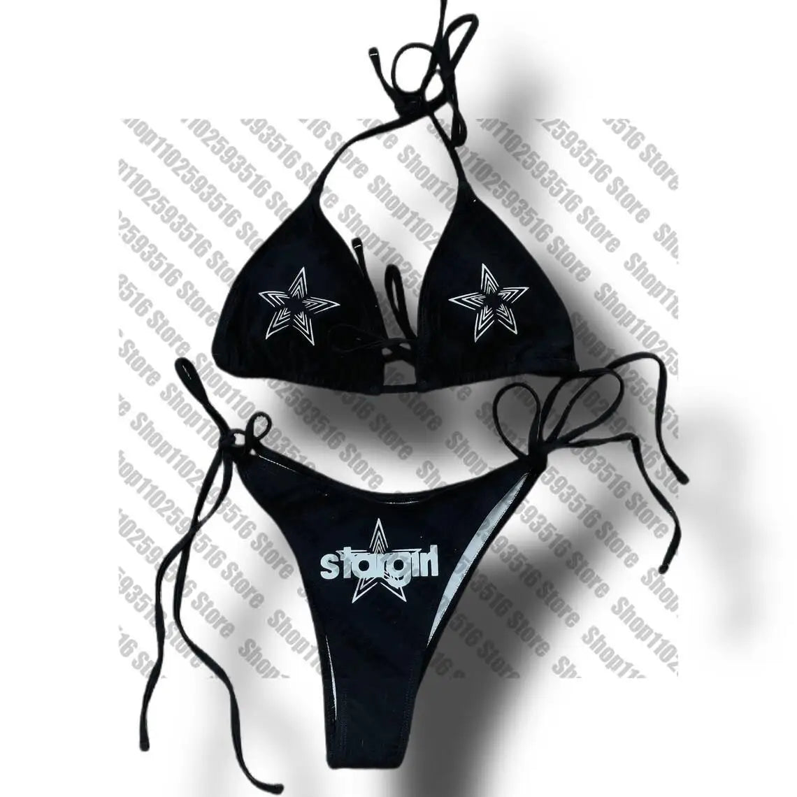 Halo Noir Bikini Set