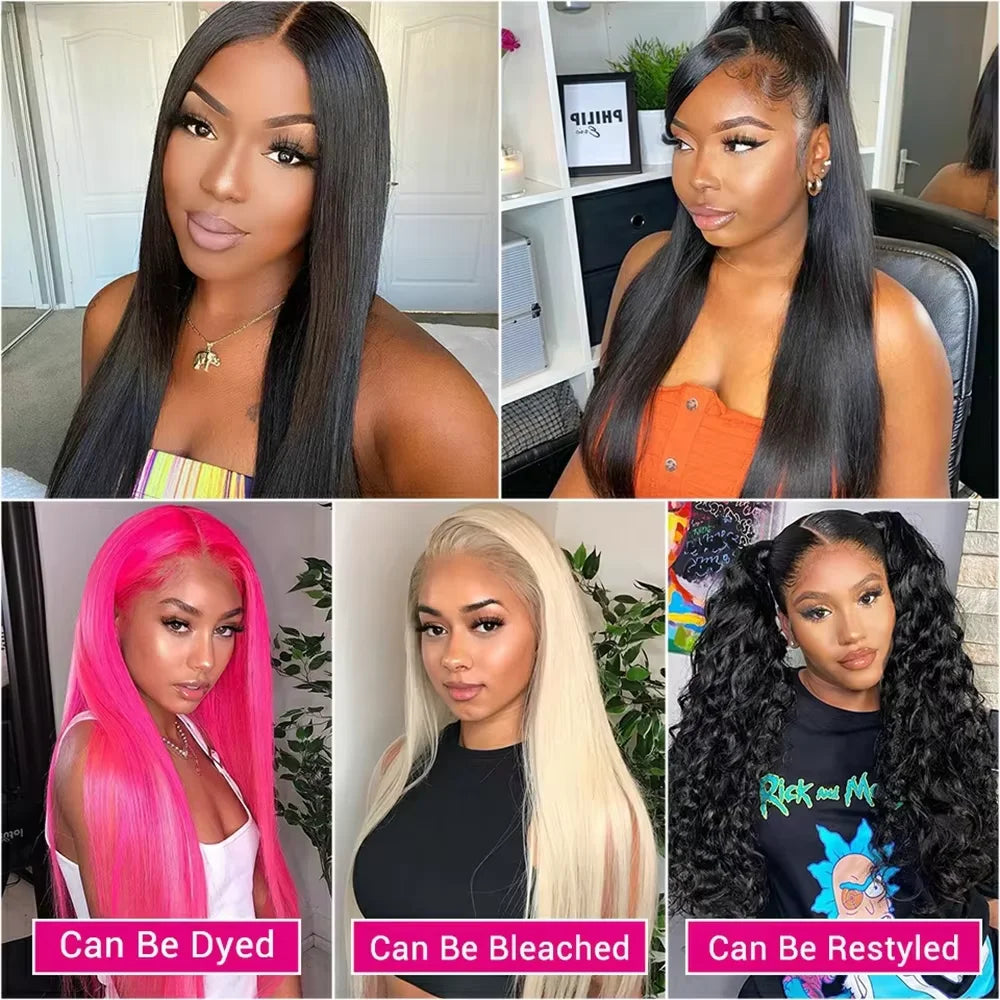 Halo Beauty 40” Bone Straight HD Lace Wig