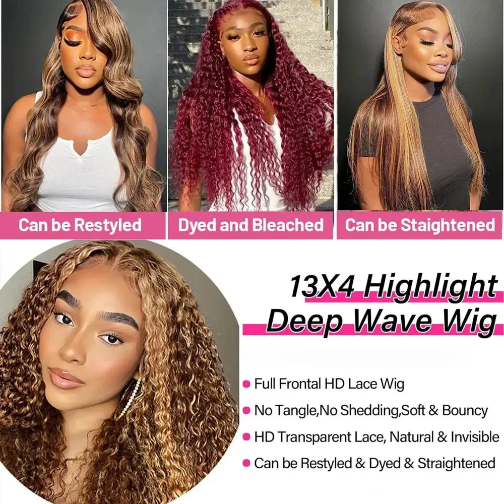 Halo Highlight Goddess Wig