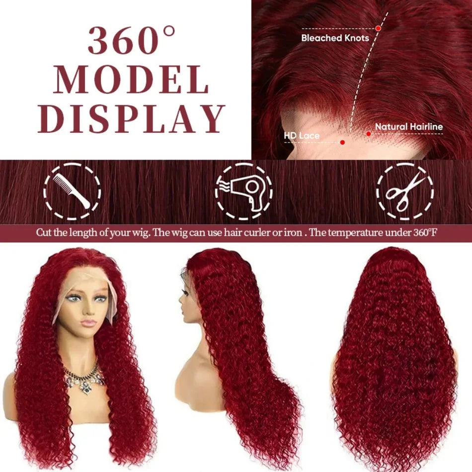 Halo Ruby Goddess Wig – HD Lace Human Hair Wig