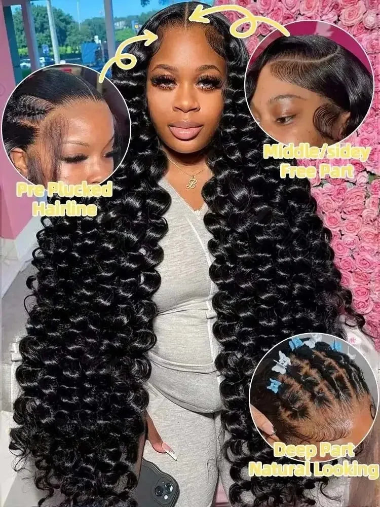 Halo Luxe Loose Deep Wave Wig