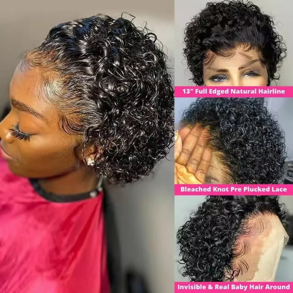 Halo Boss Babe Pixie Wig