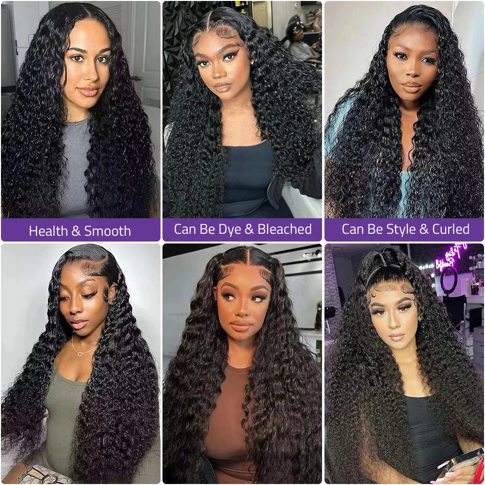 Halo Beauty Deep Wave HD Lace Frontal Wig