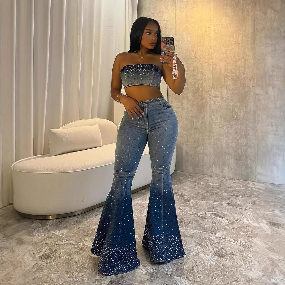 Halo Denim Luxe Set