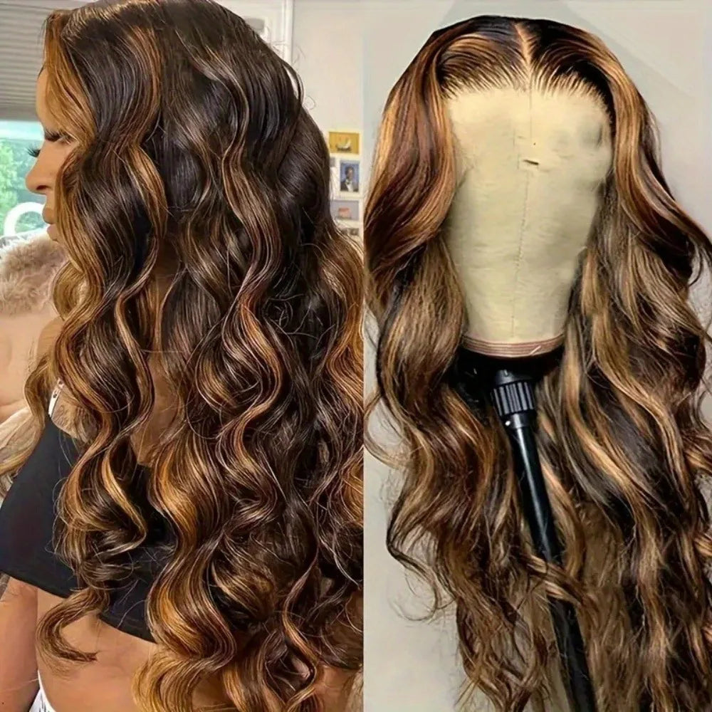 Halo Honey Blonde Luxe Wig – Glueless HD Lace Human Hair Wig
