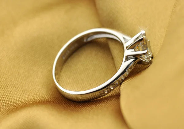 Halo Heart Signature Ring